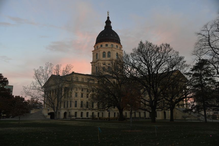 File photo of the Kansas capitol building in Topeka, Kansas.
